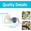 2025 NEW 3D Funny Lazy Guy Planter Pot Resin Succulent Resin Indoor Cute Character Smily Face Miniature Plant Cactus Outdoor Rocking Mini Man Little