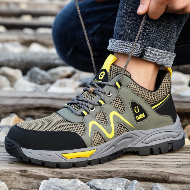 Labor Insurance Shoes Men's Anti-smashing, Anti-piercing, Wear-resistant, Anti-manufacturing, Breathable, Safety Protective Shoes
