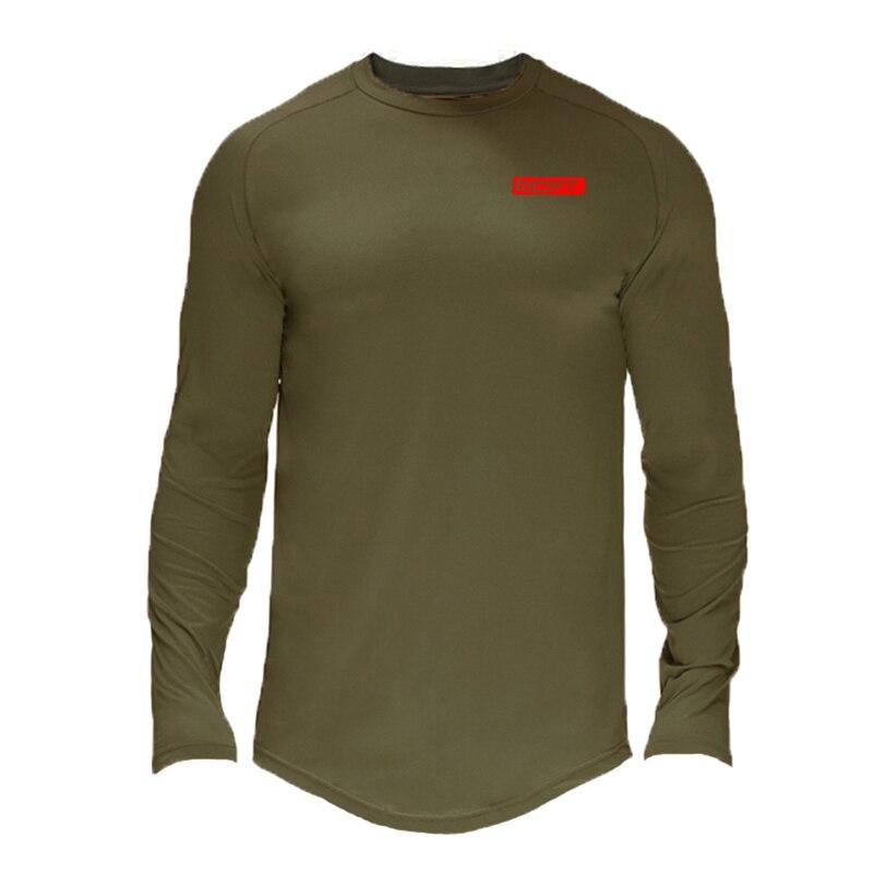 

Футболка Do The Work Autumn Gym Sports Mens, быстросохнущая сетчатая, для тренировок, бодибилдинга, фитнеса, с надписью «Письмо», дышащая, обтягивающая, M-2XL XXL армия зеленый