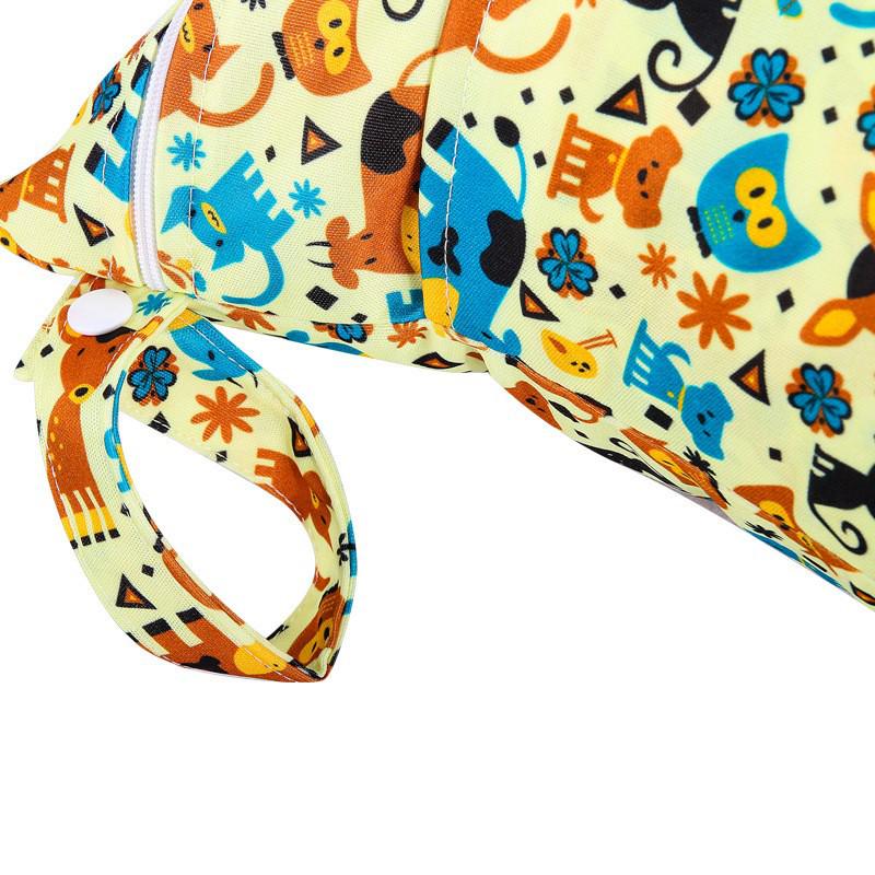 Washable Wet/Dry Separation Diaper Bag for Baby Clothes & Underwear