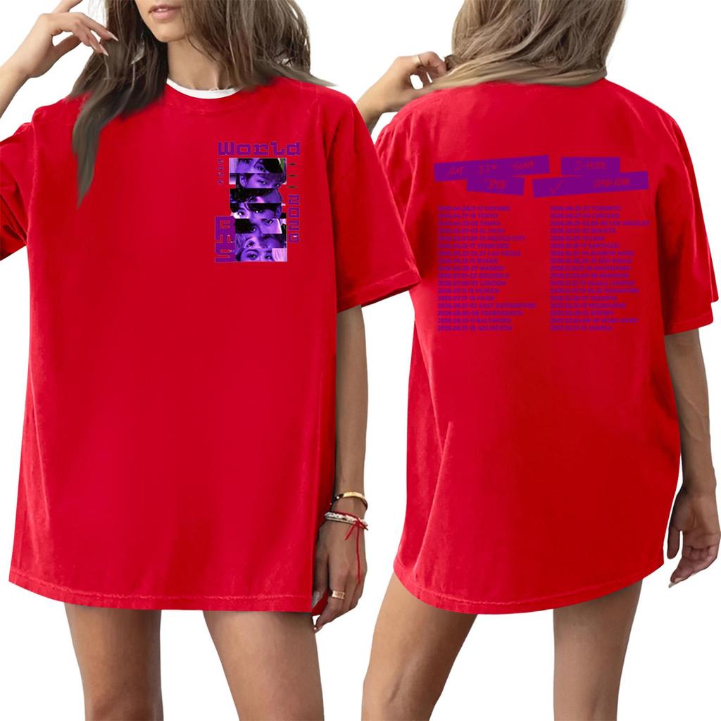 Adult and Kids Casual Letter Print Short Sleeve T-Shirt for Family Matching Everyday Wear