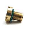 Brass Upgrade Coolant Reservoir Expansion Tank Bleeder Screw for BMW & Mini Cooper E36 E38 E39 E46 Replaces Plastic OEM