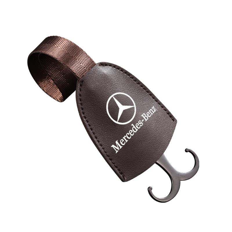 PU Leather Car Seat Back Hooks Universal Interior Accessories For Mercedes-Benz W108 W124 W126 W140 W168 W169 W176 W177 W20 ZF8