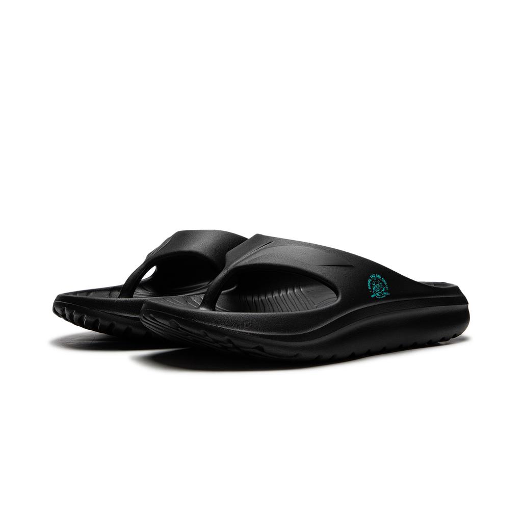 Li Ning League Of Legends X Klapki na grubej podeszwie, wszechstronne, modne, antypoślizgowe, obuwie unisex, czarne AGAU029-1