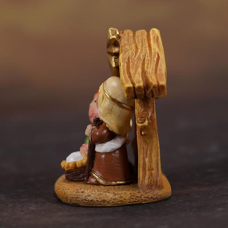 Religious Home Decors Nativity Scene Cartoon Resins Miniature Figurines Festives Tabletop Holiday Manger Scene Ornament
