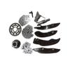 Engine Timing Kit with Chain Tensioner and Guide Rail for BMW E90, E60, F07, F11, and Mini