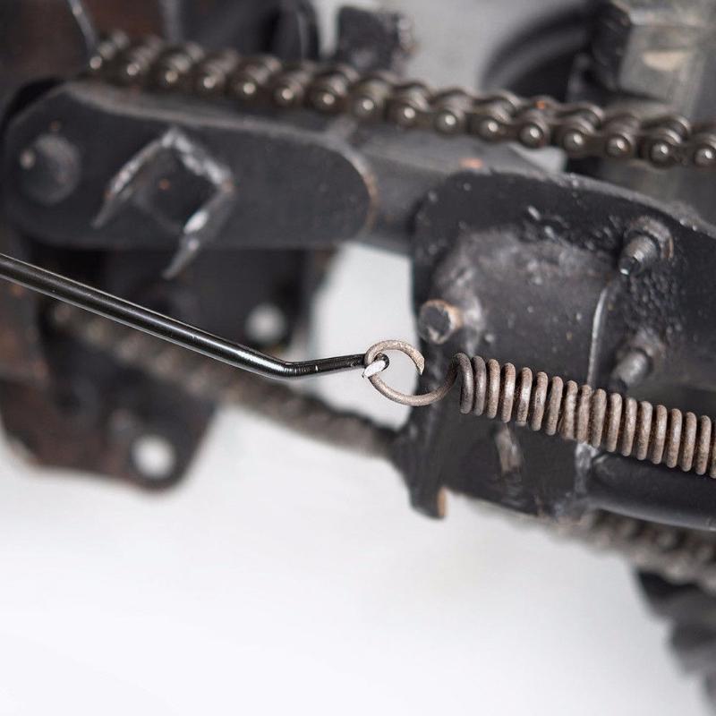 17CM T-Handle Exhaust Pipe Spring Hook Puller Cotter Pin Tool Stainless Steel Universal For Motorcycle Bicycles