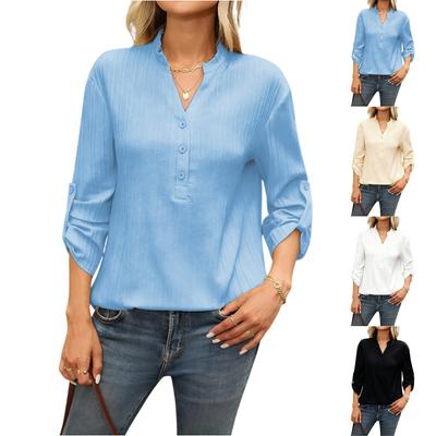 Women's Fashionable Casual Solid-color Top
