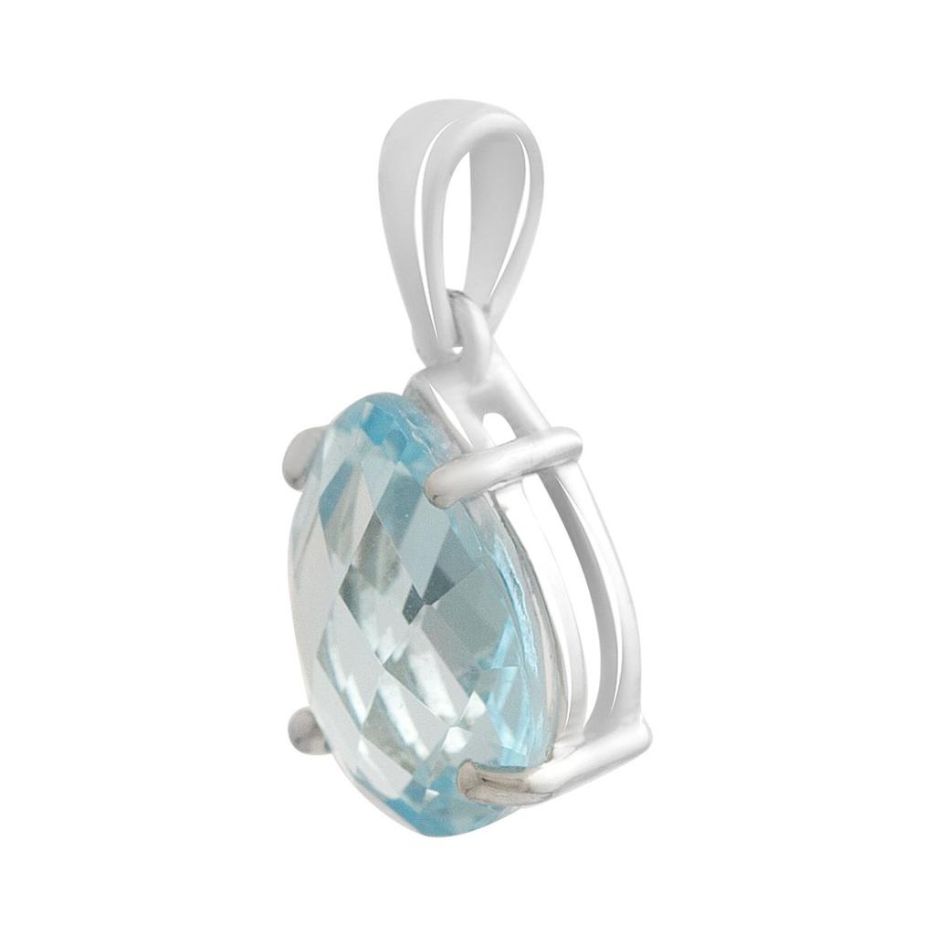 Серебряная подвеска с топазом 4.2ct (2207153)