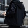 Men's 2025 Spring/Autumn Hooded Jacket: Printed Casual Sport Windbreaker