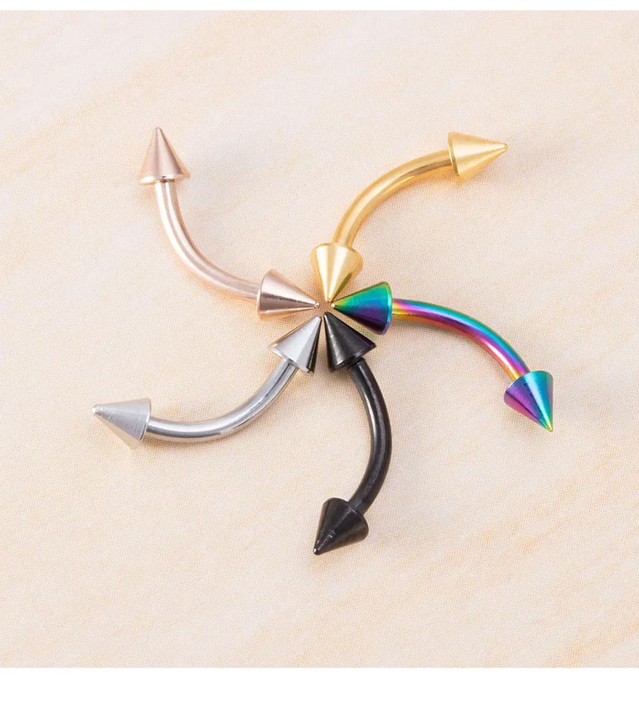 5/12 Stück Chirurgenstahl Körperpiercing Schmuck Los Großhandel Nasenring Zungenpiercing Barren Los Augenbrauen Labret Piercing Hufeisenring Los Packung