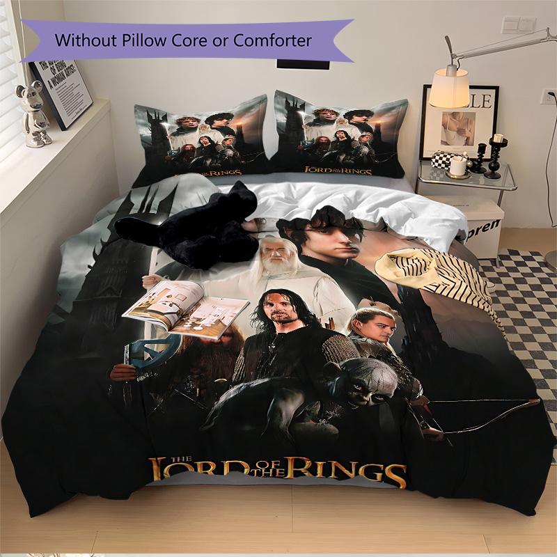 Journey Through Middleearth Print 3Pcs Bedding Setduvet Cover With 2 Bedropillowcase Home Birthday Gift