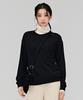 CHASECULT Women'S Loose Fit Daily Fleece-Lined Sweatshirt - Black