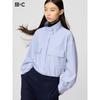 Uniqlo Cotton Stand Collar Shirt Jacket  Long Sleeve 
