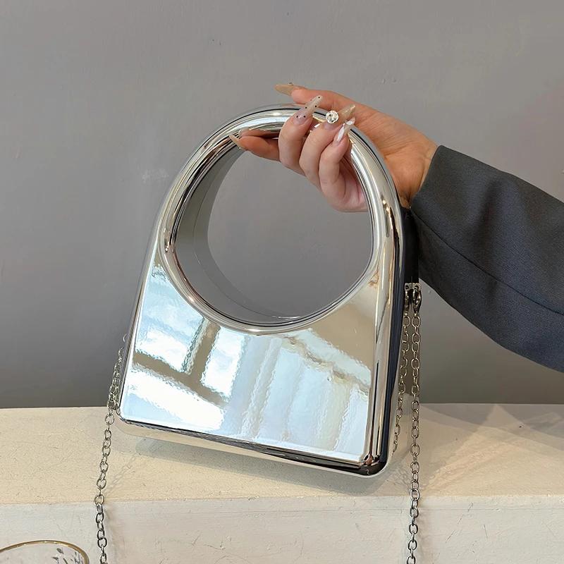 Luxurious Evening Clutch Bag for Women  Gold Bag  Designer Bag  High Quality  PVC Shoulder  Fashion Crossbody  Lipstick Bags