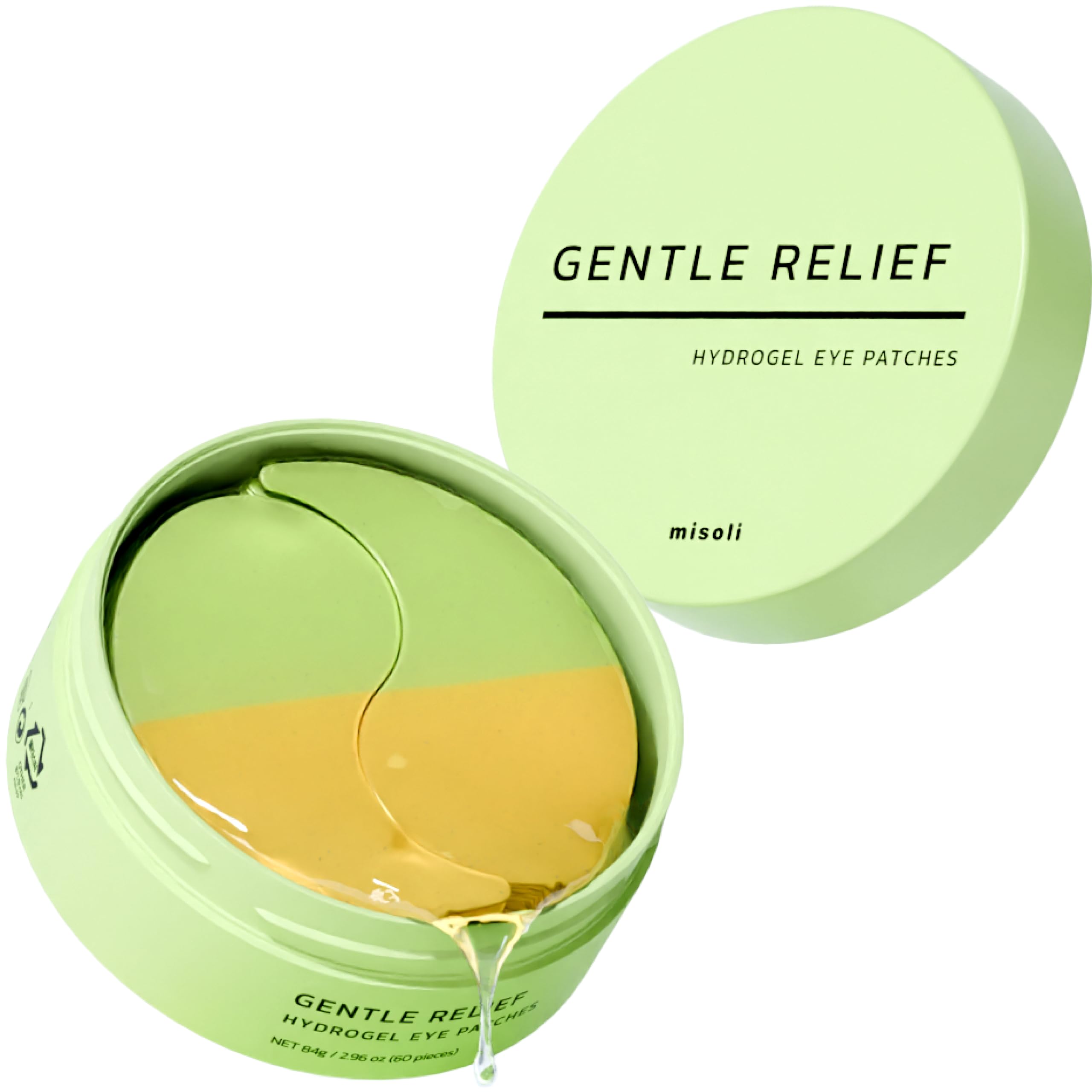 

misoli Dual Hydrogel Eye 3 Eye Korean Cica Panthenol Soothing Eye 60 Patches, Types, Pack, Cosmetics, (Daily Pack, Sheets) зелёный