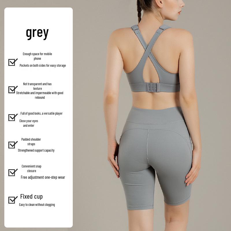 

Женский комплект для йоги и тренажерного зала больших размеров с быстрой сушкой - Высококачественная мода для начинающих M