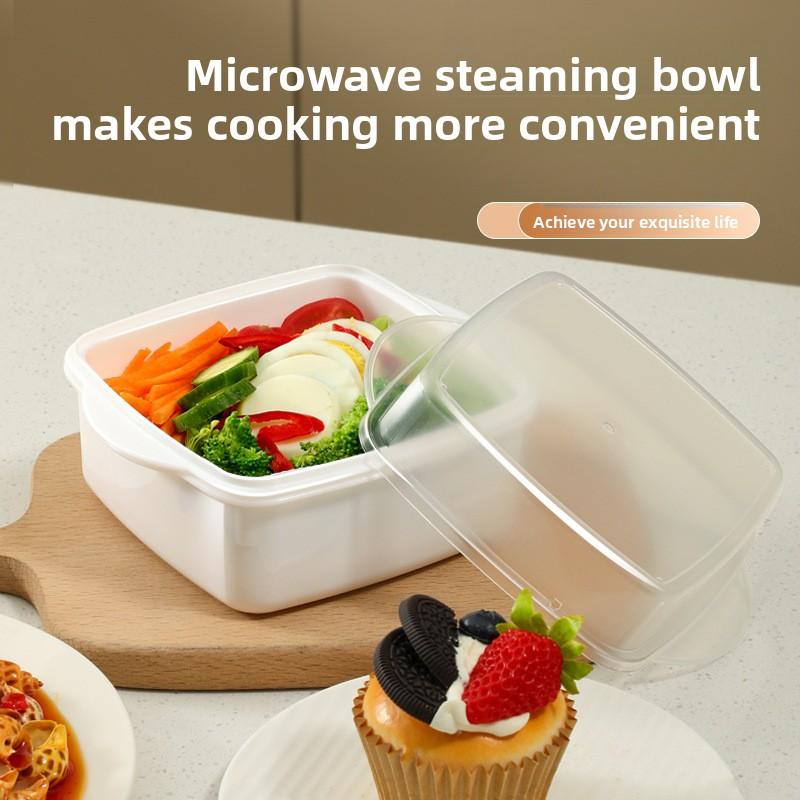 Mikrowelle Gemüse Spezialutensilien Küche Erhitzen Dampfbrötchen Brötchen Dampfgarbox