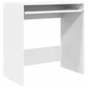 Weißer Schreibtisch mit Stauraum 77,5 x 43 x 79 cm Spanplatte