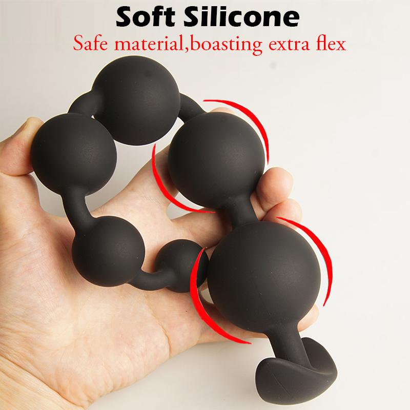 Analperlen Kugeln Langer Dildo Training,Silikon Anus Po Hinterteil Buttplug,Analplug Buttplug Buttplug Sex Spielzeug,Analsex Prostata