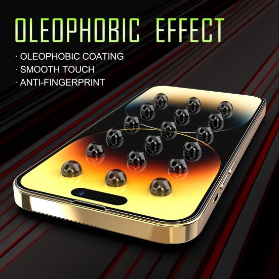 Tempered Film Automatic Alignment Phone Anti-Scratch Anti-Fingerprint Protector Dustproof Screen Highly Ultra-Thin Mobile Screen Protective Glass