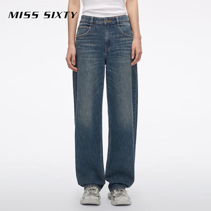 MISS SIXTY 2026 Summer Retro Distressed Carrot Fit Jeans 25