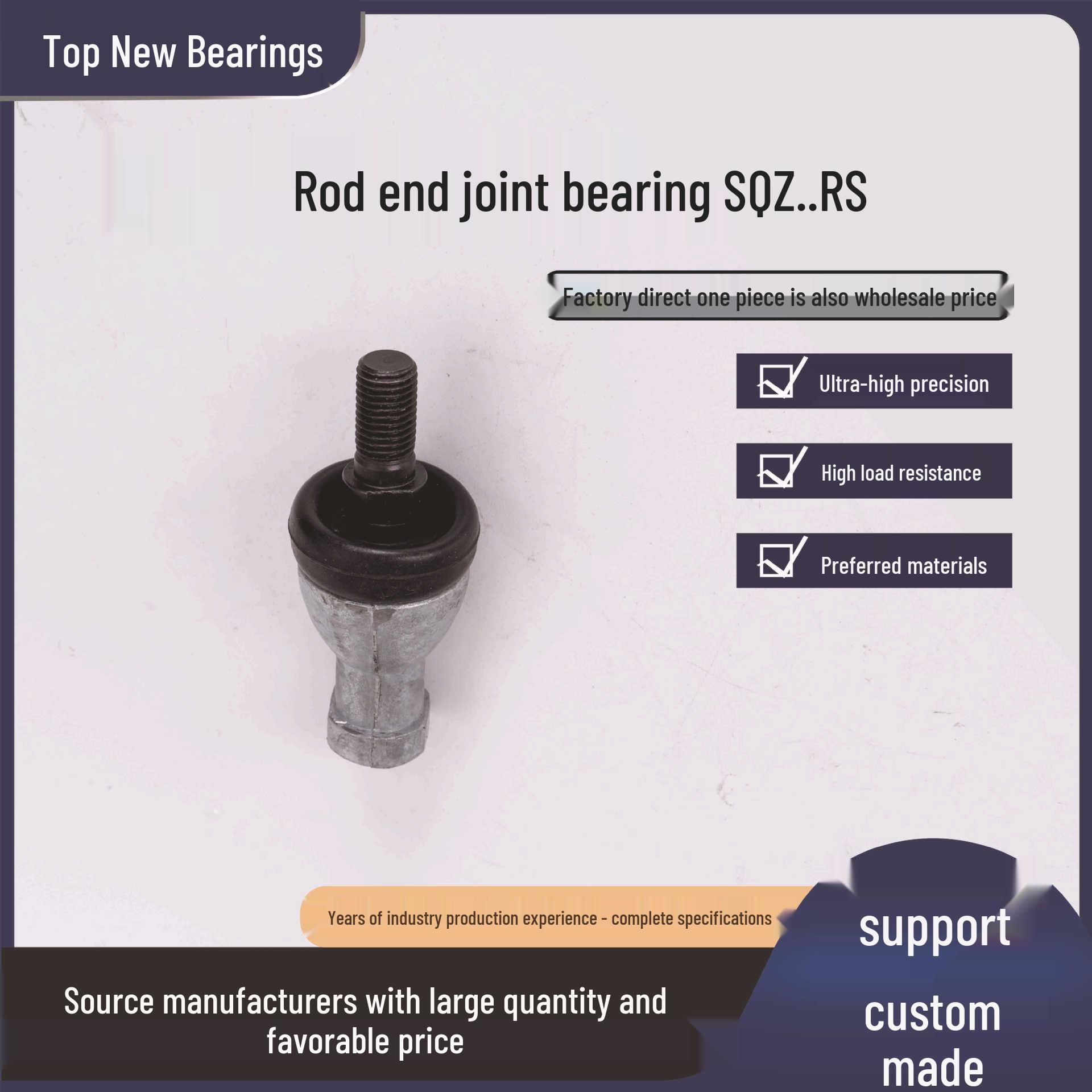 Universal Straight Rod Ball Joint Tie Rod SQZ5/8/10/12/14/16/18/20RS 5mm Ball Joint Single 0.8