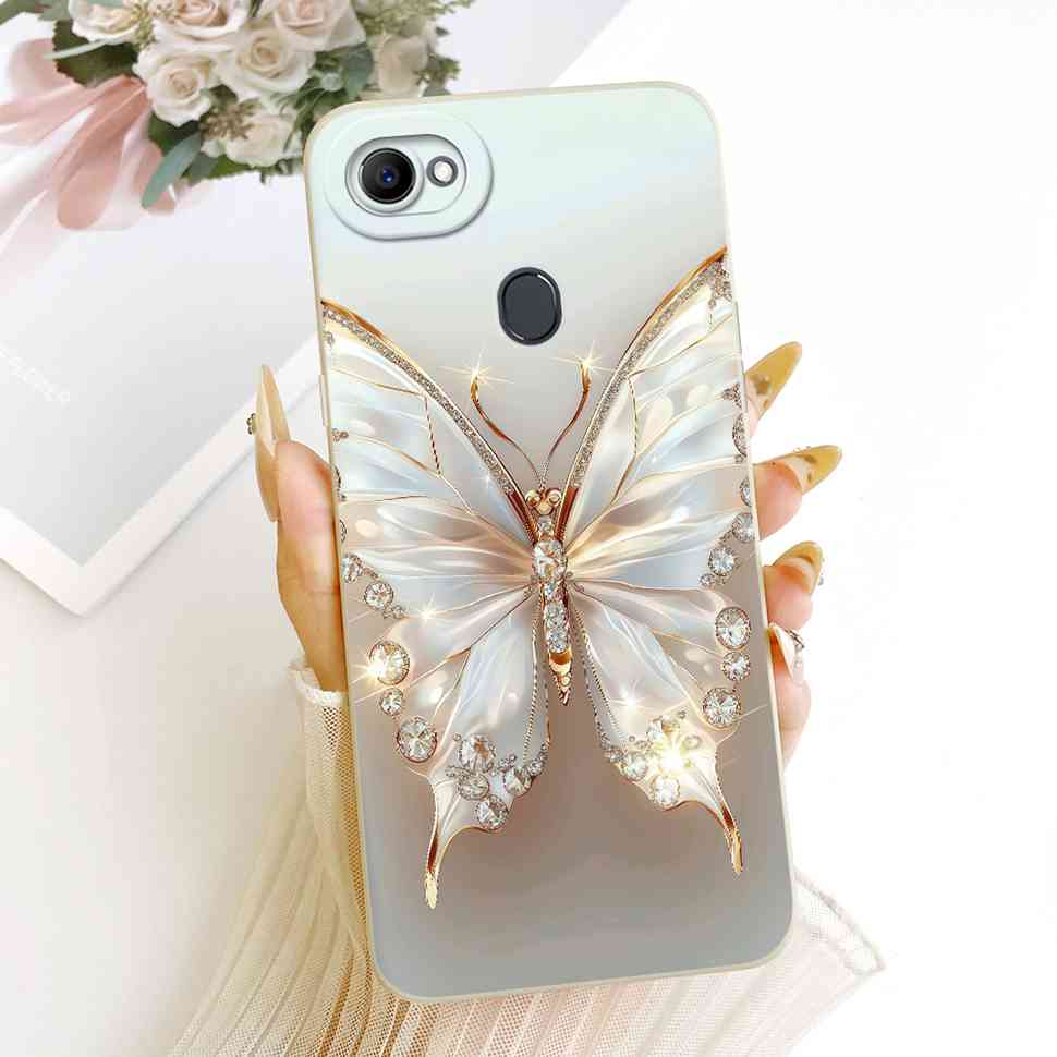 Beautiful Flowers Case For Oppo F7 Case CPH1819 CPH1821 Soft Silicone Fundas Phone Cases For Oppo F7 F 7 4G Cover Fundas