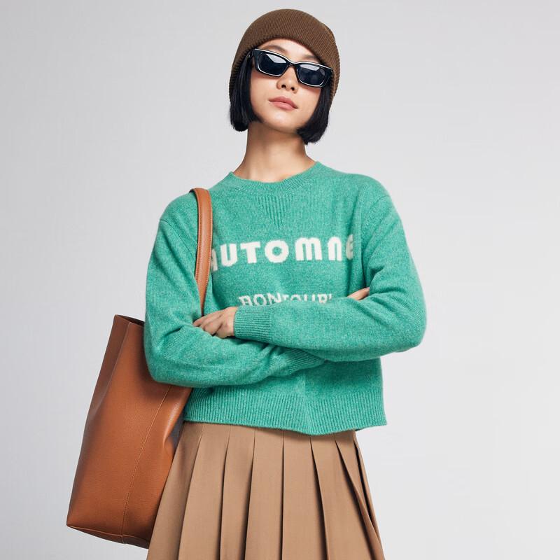 

Женский пуловер Paro из 100% кашемира с жаккардовым узором в виде букв L 165/105