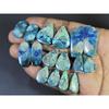 186Cts. Natural Shattuckite Matched Pair Mix Cabochon Gemstone 8Pair Lot C-1445