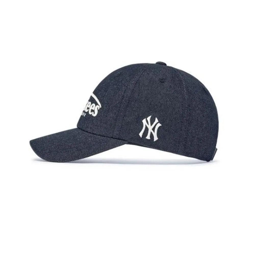 Vintage Denim Curve Logo Unstructured Ball Cap [3ACPV196N-50INS]