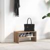Stackable Shoe Rack Artisan Oak Finish 60 X 30 X 30.5 Cm