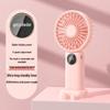 New USB Mini Portable Folding Handheld Fan with Digital Display and Aromatherapy