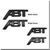 3D Metal ABT Car Trunk Sticker For Golf Polo Sagitar A3 A4 A5 A6 Intake Grille Decoration Accessories