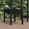 VidaXL Garden Bench Black 80x44x45 Cm Solid Pine Wood 824001