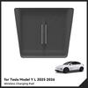 LUCKEASY for Tesla Model YL 2025 2026 Center Console Wireless Charging Anti-Slip Pad Silicone Phone Anti-Dirt Mat Accessories