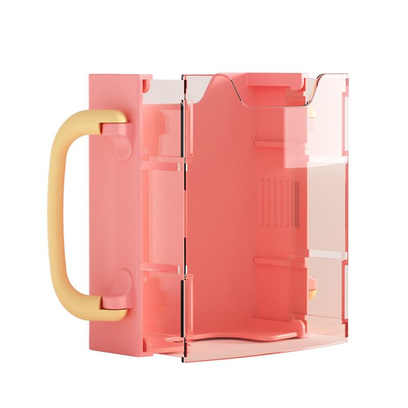 Cup Milk Holder Adjustable Safety Plastic Baby Toddler Juice Box Drinking Anti-Squeeze Cup Holder Adjustable Milk Cup Holder