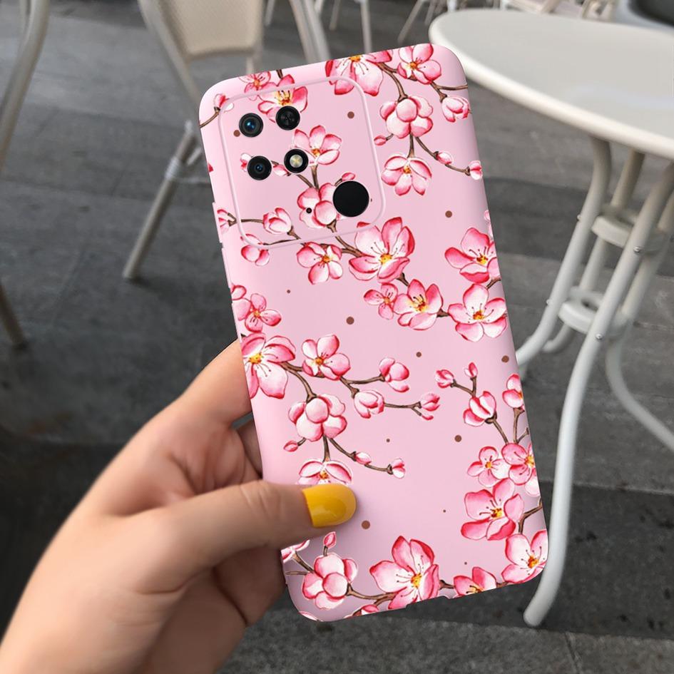 For Xiaomi Redmi 10C Phone Case New Popular Flower Painted TPU Cover For Xiaomi Redmi 10C 4G Bumper Redmi10C NFC 2022 Soft Funda