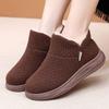 Winter cotton shoes snow boots velvet warm fashion mother middle-aged and elderly casual shoes non-slip thick-soled old lady cotton shoes
