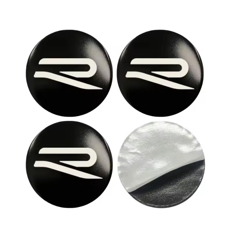 

4Pcs 56mm Car Hubcap Sticker Personalized Aluminum Accessories For Volkswagen Golf T‑Roc Tiguan Polo Passat T‑Cross Taigo ID.4