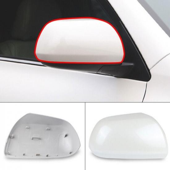 Right Side Rearview Mirror Cap Cover For Toyota Highlander 2008- 2013 2009 White