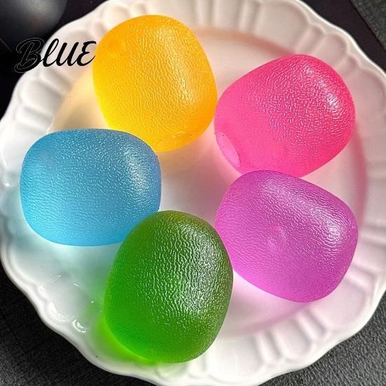 Sensory Stress Ball TPR Sugar Slow Rising Matte Squeeze Toy Anxiety Relief Hand Exercise Relaxation Decompression Fidget