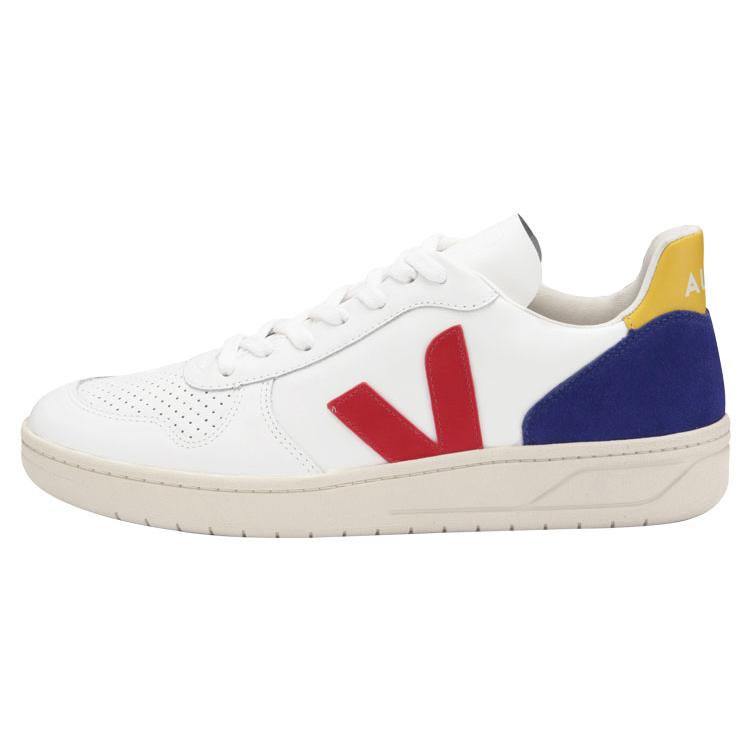 VEJA V 10 Low top Canvas Shoes Unisex Blue Red VX021960 45