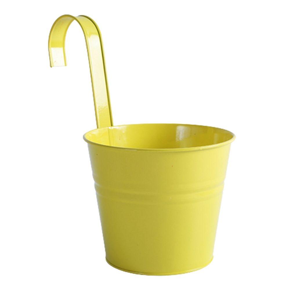 Metal Garden Supplies Iron Planter Balcony Decor Flower Holder Metal Bucket Succulent Basket Hanging Flower Pots
