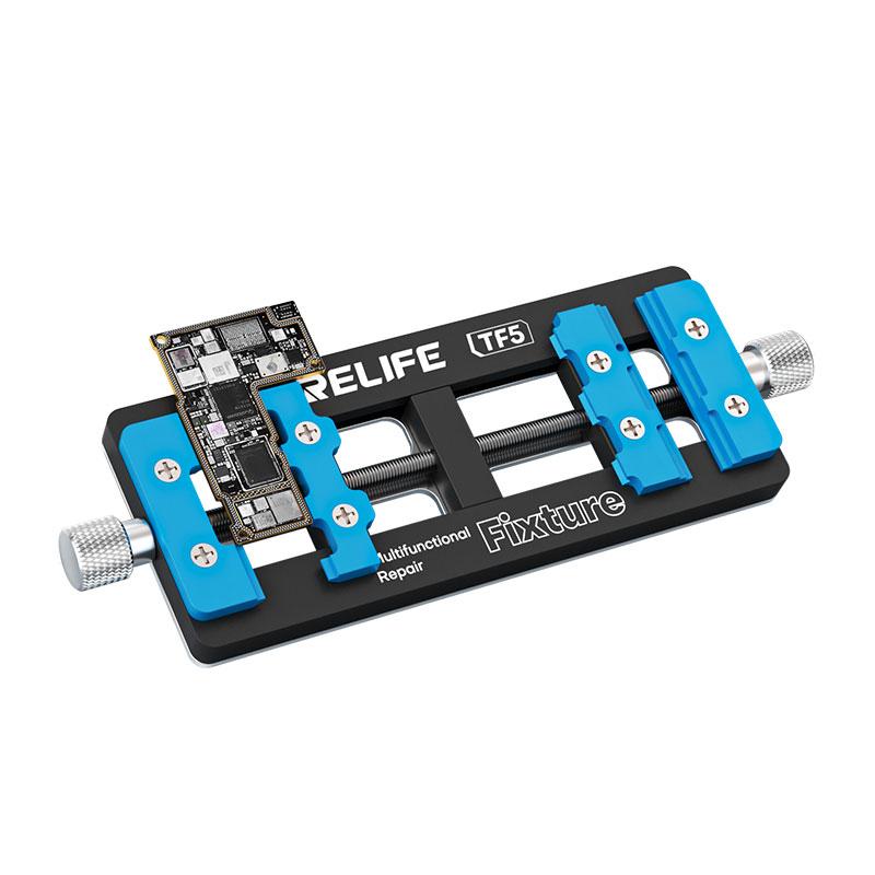 RELIFE TF5 Multifunctional Repair Fixture PCB Holder Motherboard Clamp for Mobile Phones CPU Chips Electronics Maintenance