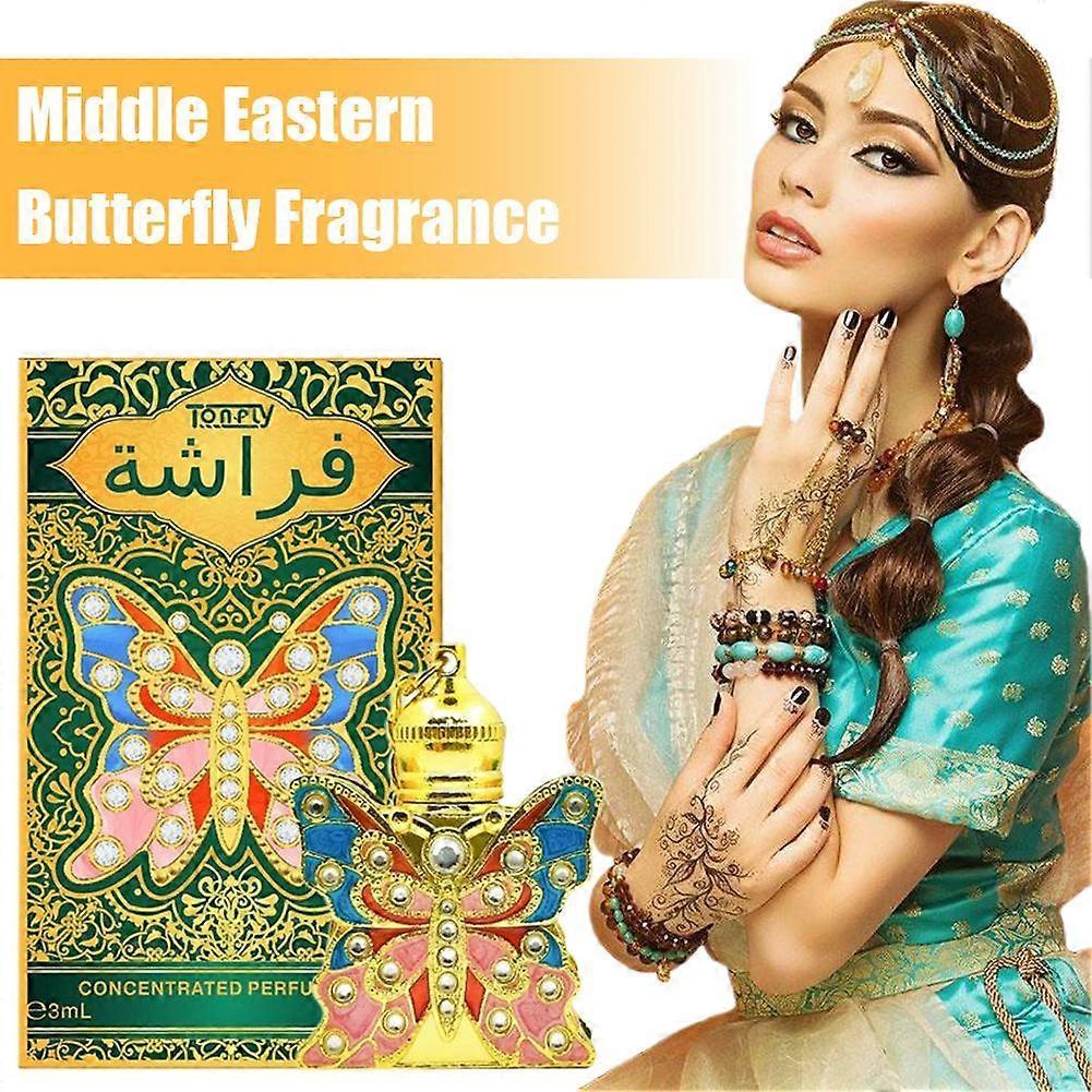 TONFLY Butterfly Perfume Oil Gift Alcohol Free Floral Woody Long Lasting
