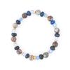 Jbans Classic Triple Awesome Mixed Gemstone Bracelet (C2501Ac1225_Bl)