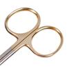 Dental Stainless Steel Medical Surgical Scissors Straight / Curved Tip Gold Plated Handle Animal Vet Scissors Haircut Scissors