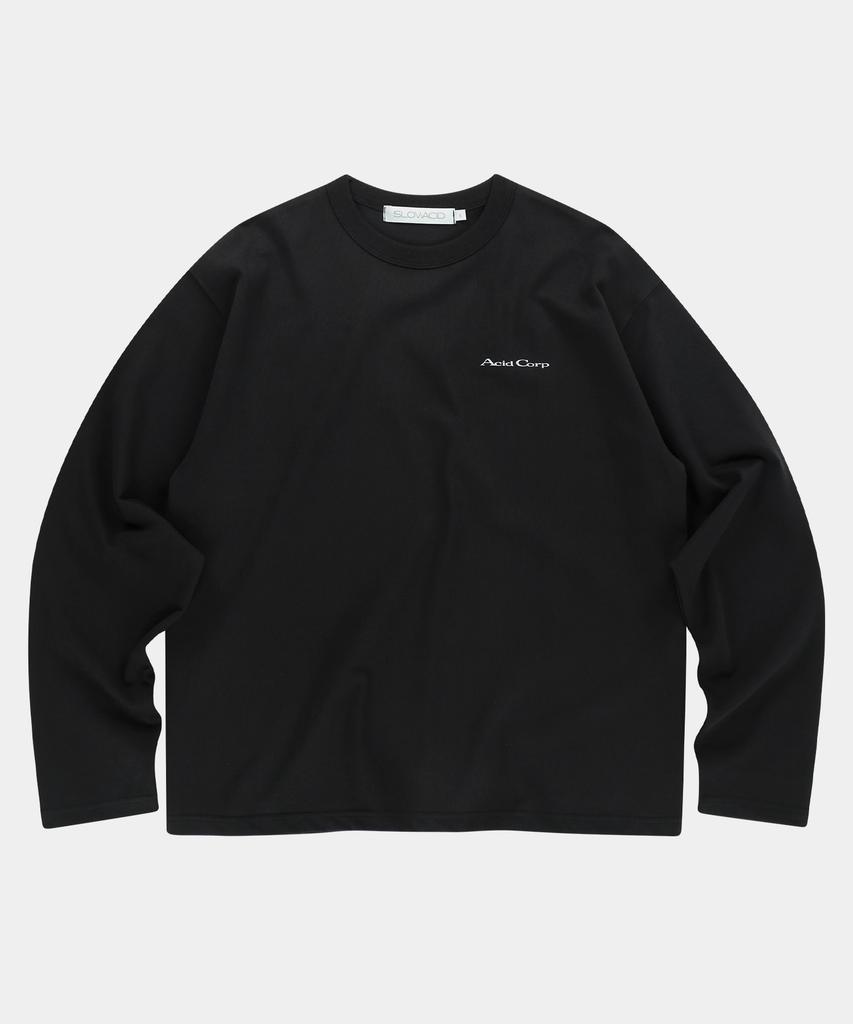 SLOWACID Grid Pattern Long Sleeve [Black]