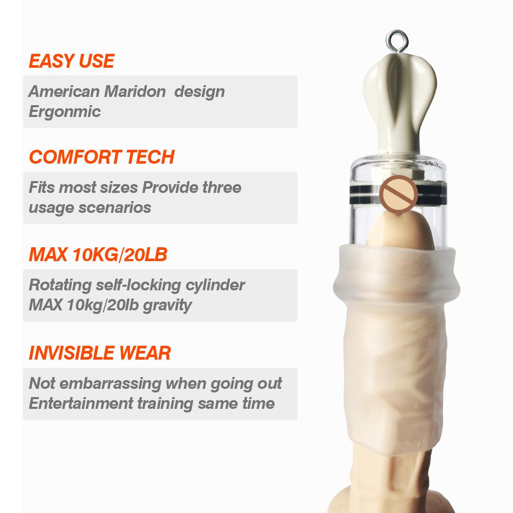 Male Enhancement Tension Penis Extender Enlarger Stretcher Practice Growth Edge Stretcher Penile Pump Belt Sex Toy
